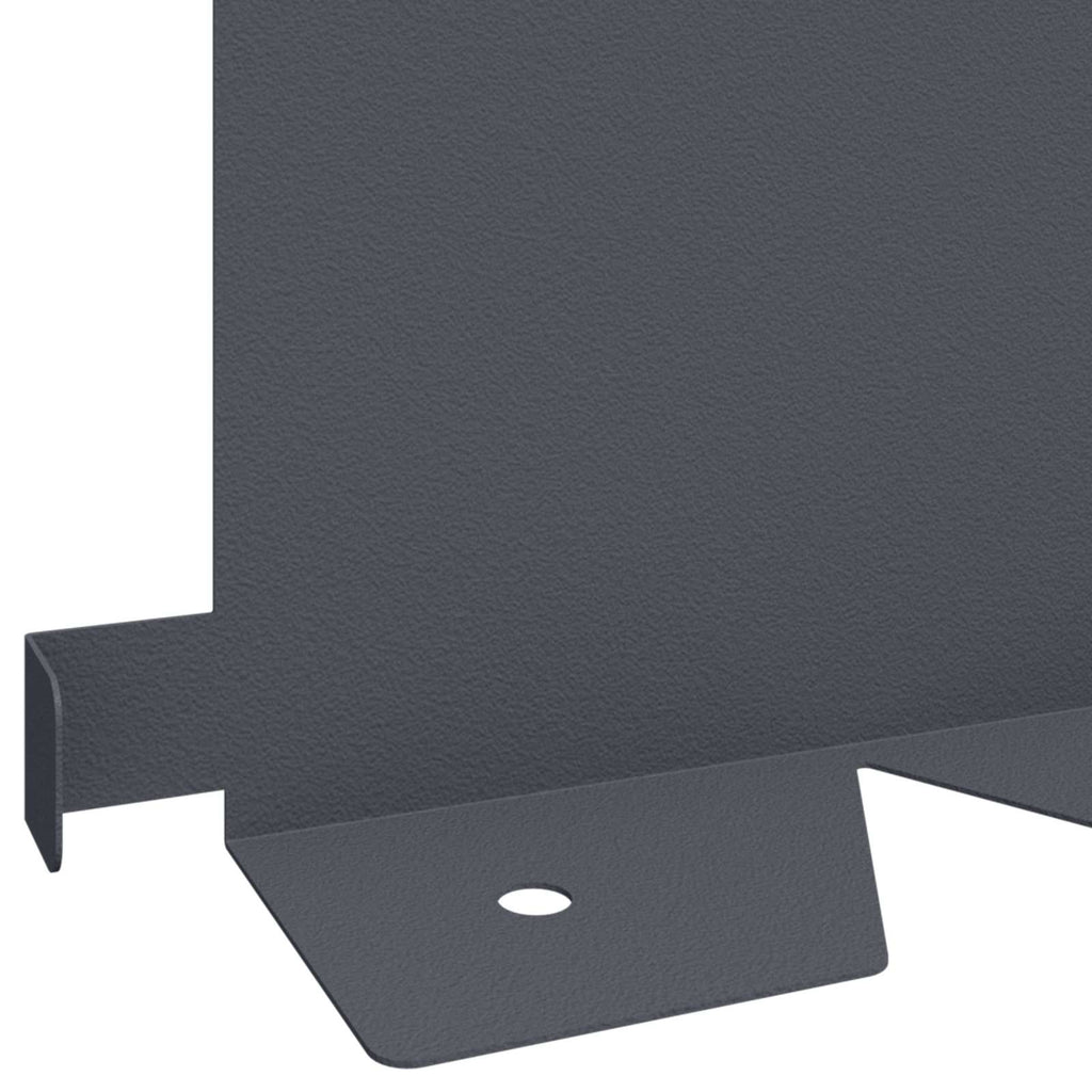 vidaXL Krawężnik do trawnika 30 pcs 102 x 15 x 4 cm Stal antracytowy