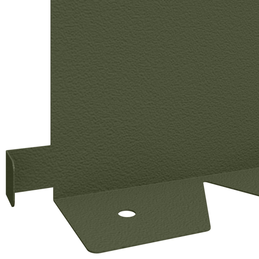 vidaXL Krawężnik do trawnika 30 pcs 102 x 15 x 4 cm Stal