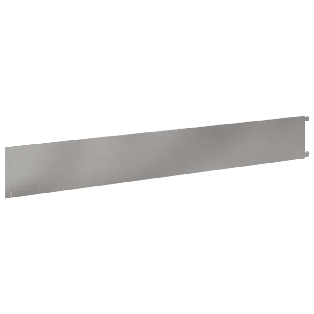 vidaXL Krawężnik do trawnika 30 pcs 102 x 15 x 4 cm Stal srebrny