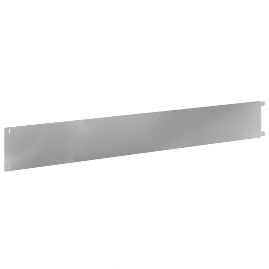 vidaXL Krawężnik do trawnika 30 pcs 102 x 15 x 4 cm Stal srebrny
