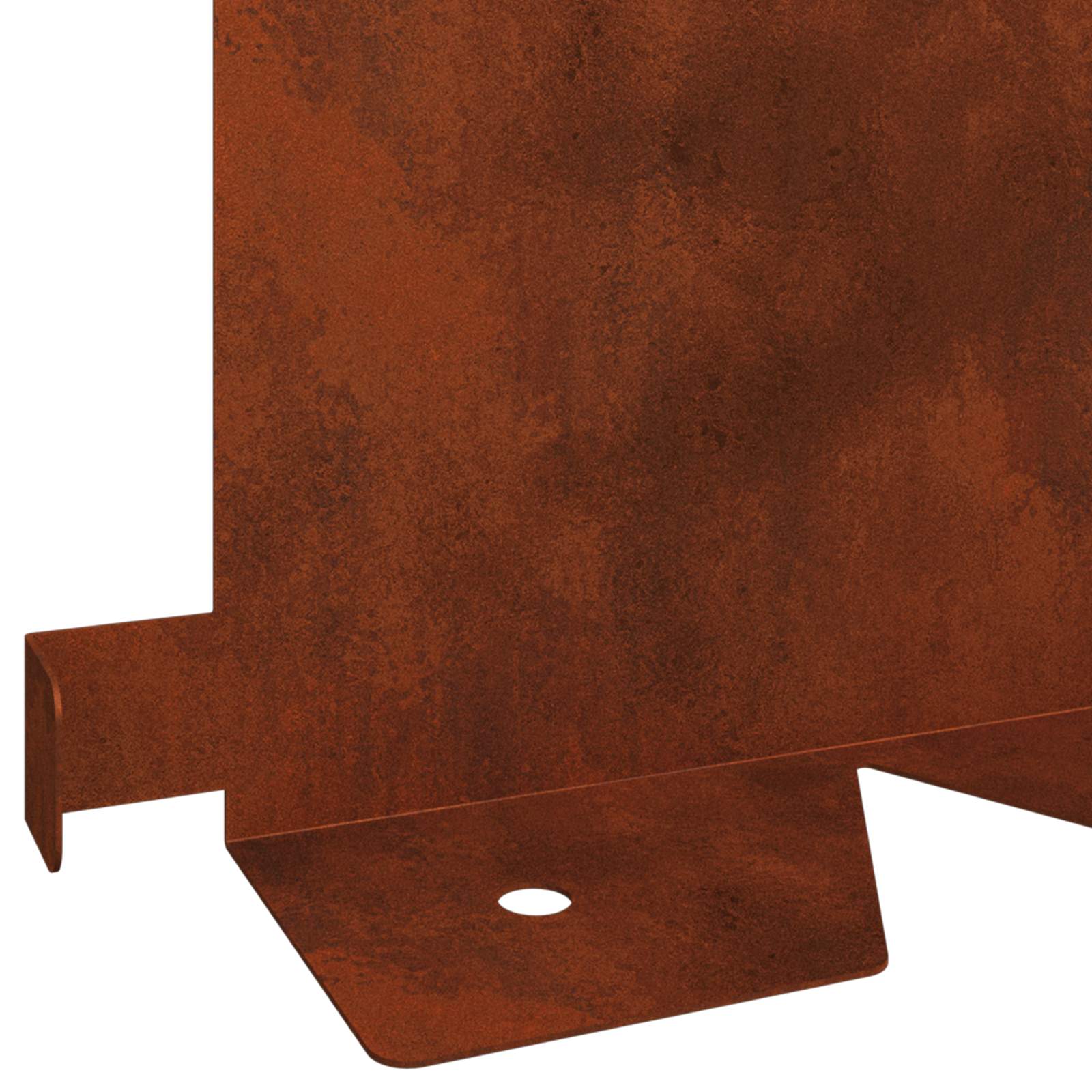 vidaXL Krawężnik do trawnika 20 pcs 102 x 15 x 4 cm Stal Rdzawy