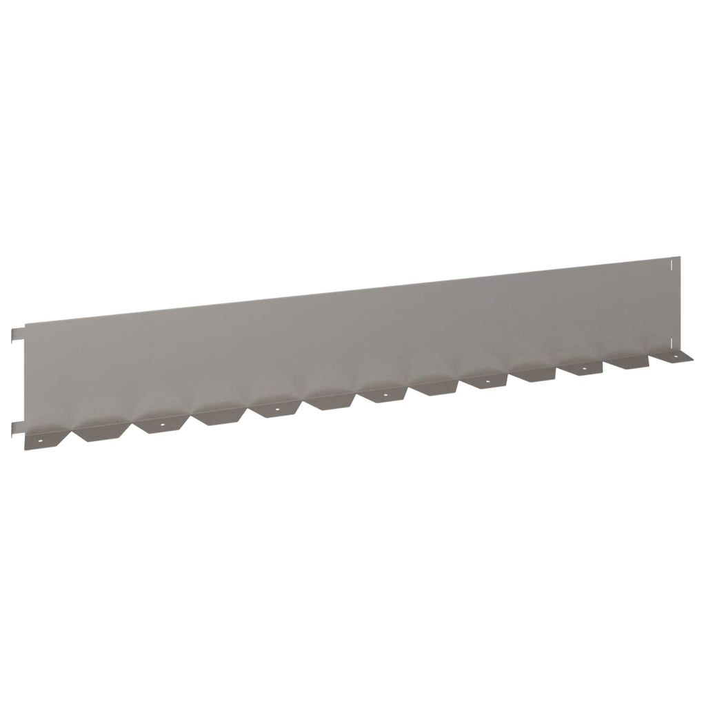 vidaXL Krawężnik do trawnika 20 pcs 102 x 15 x 4 cm Stal Rdzawy