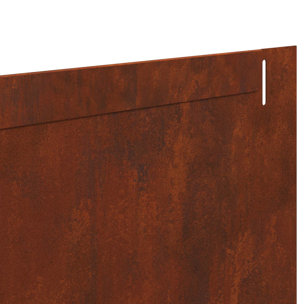 vidaXL Krawężnik do trawnika 30 pcs 102 x 15 x 4 cm Stal Rdzawy