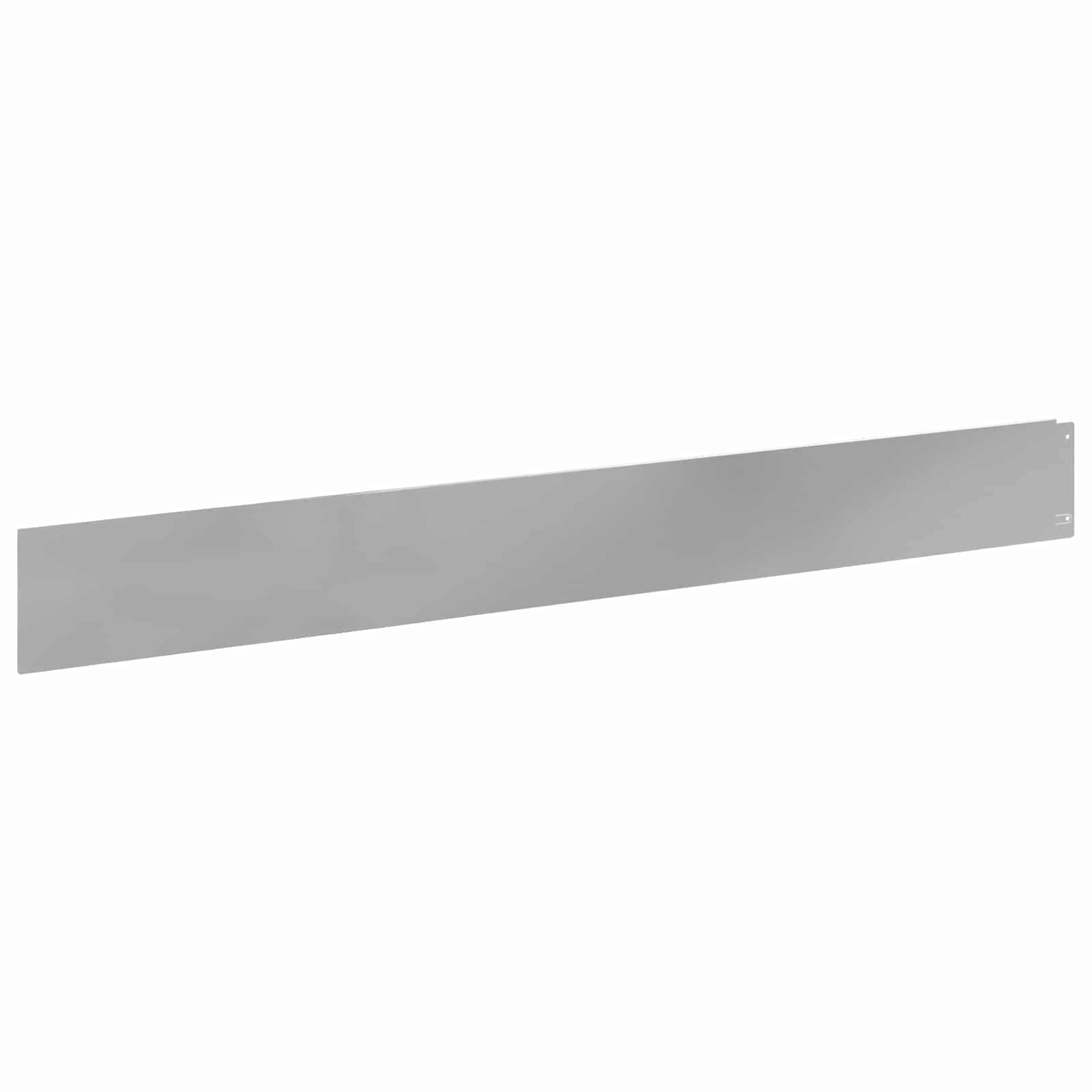 vidaXL Krawężnik do trawnika 30 pcs 100 x 12 cm Stal srebrny