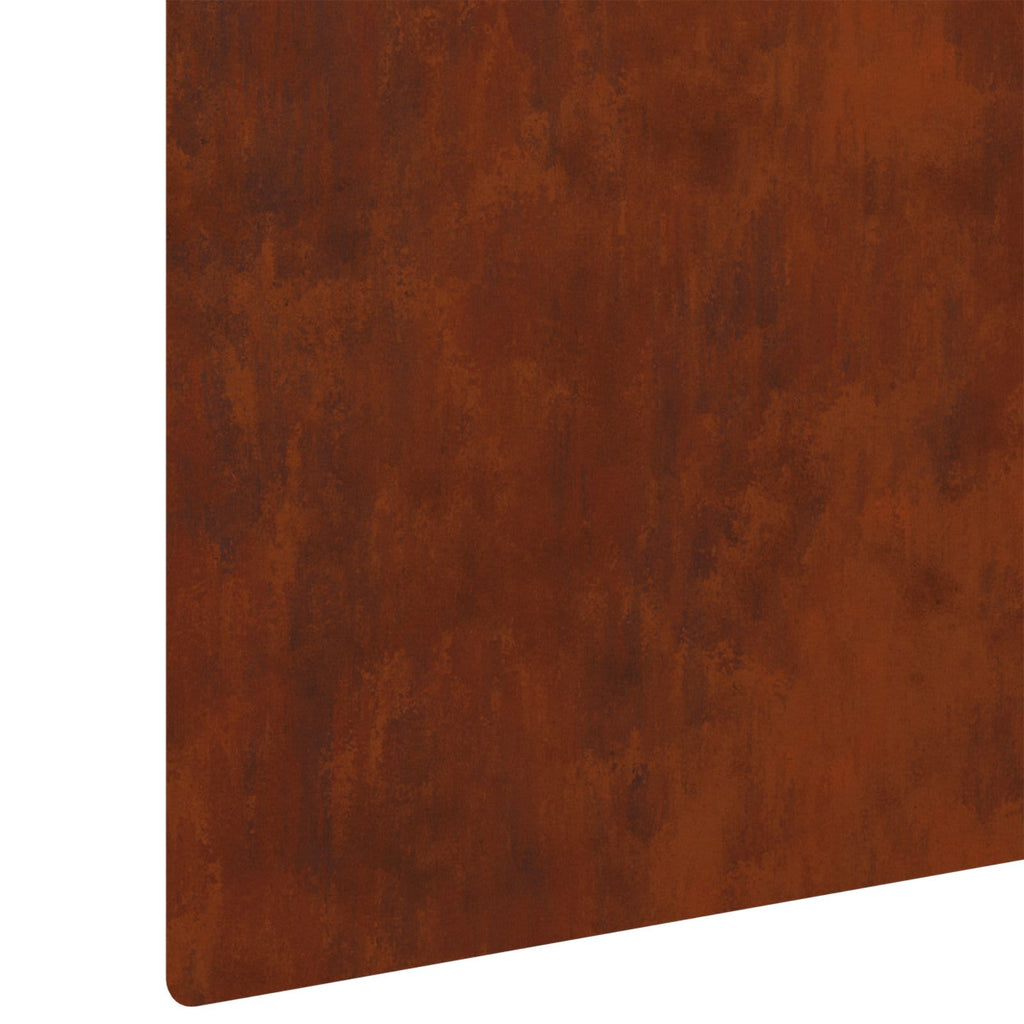 vidaXL Krawężnik do trawnika 20 pcs 100 x 12 cm Stal Rdzawy