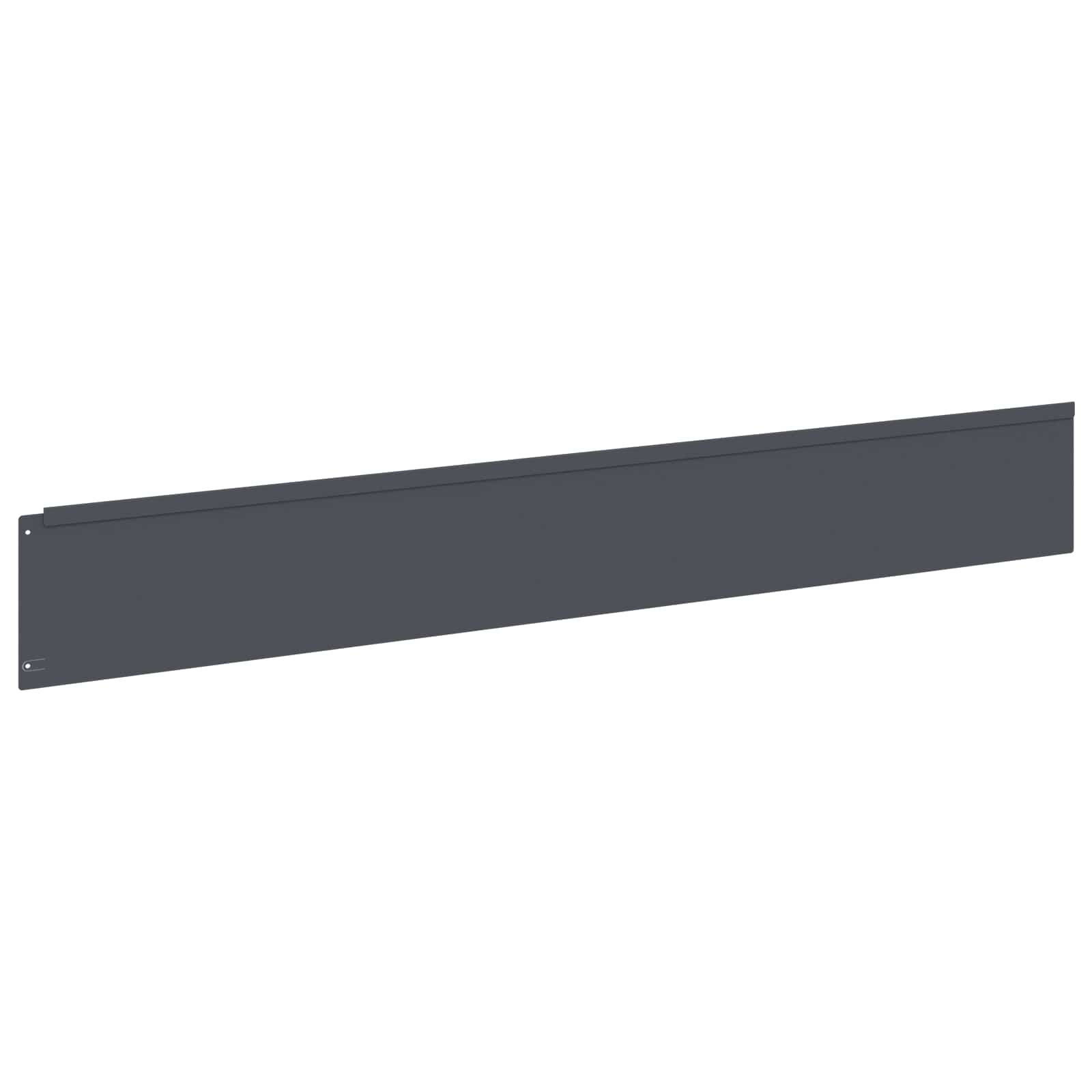vidaXL Krawężnik do trawnika 20 pcs 100 x 15 cm Stal antracytowy