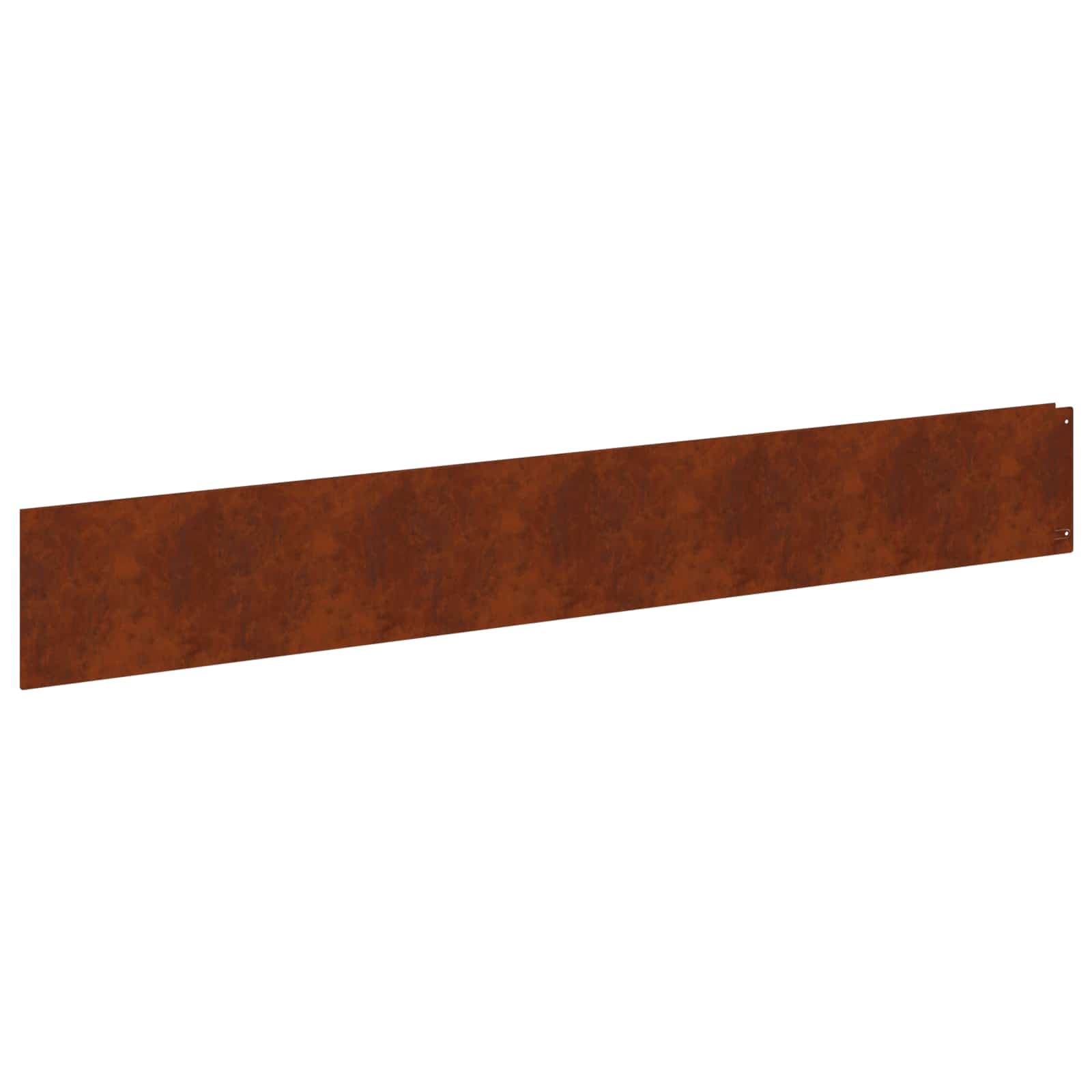 vidaXL Krawężnik do trawnika 20 pcs 100 x 15 cm Stal Rdzawy