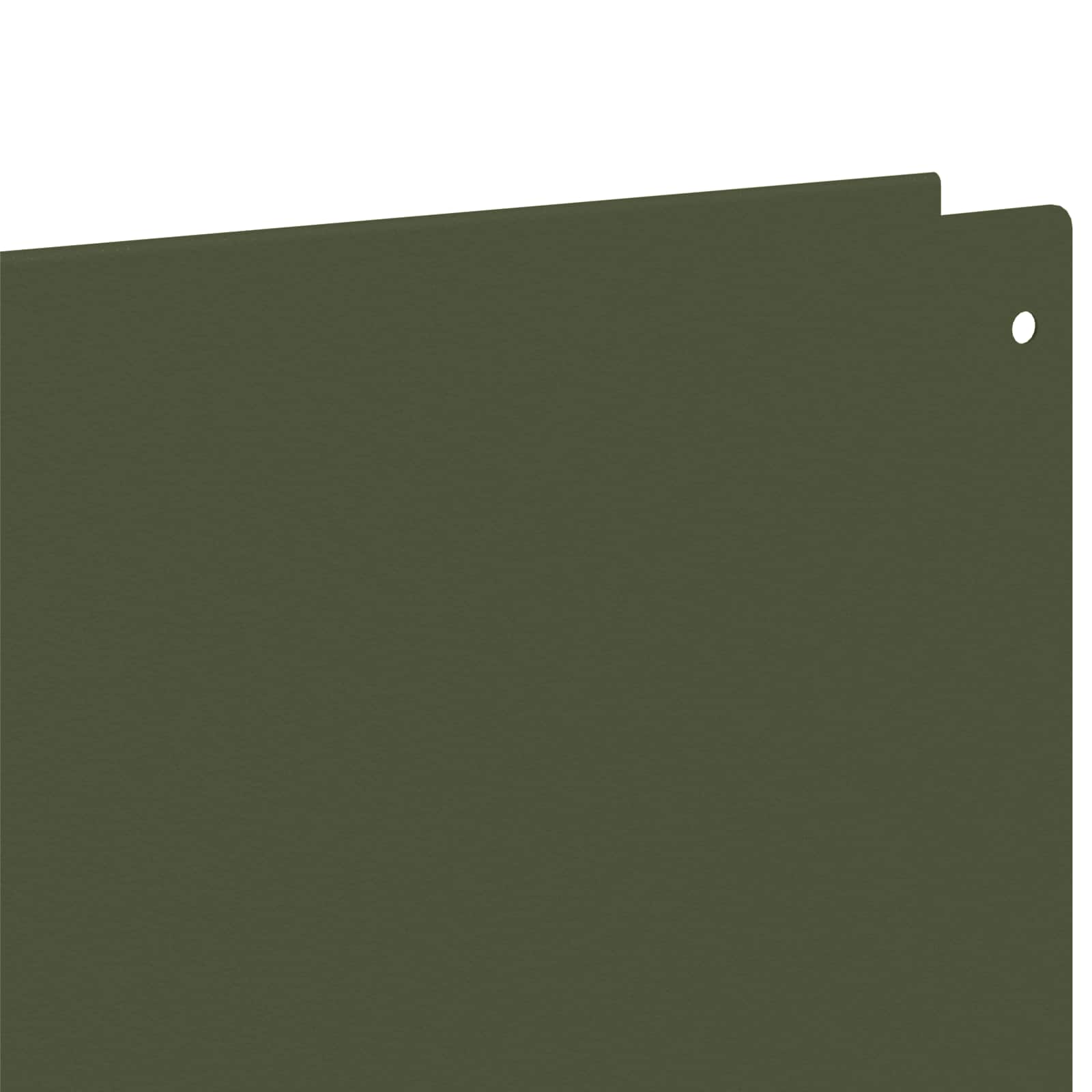 vidaXL Krawężnik do trawnika 20 szt. 100 x 18 cm Stal Oliwkowy zielony