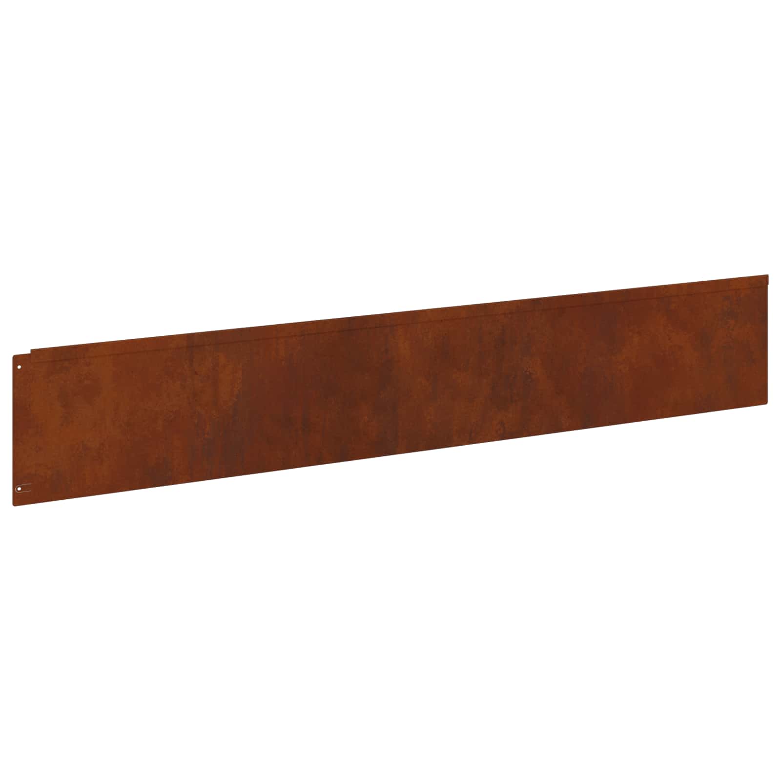 vidaXL Krawężnik do trawnika 20 pcs 100 x 18 cm Stal Rdzawy