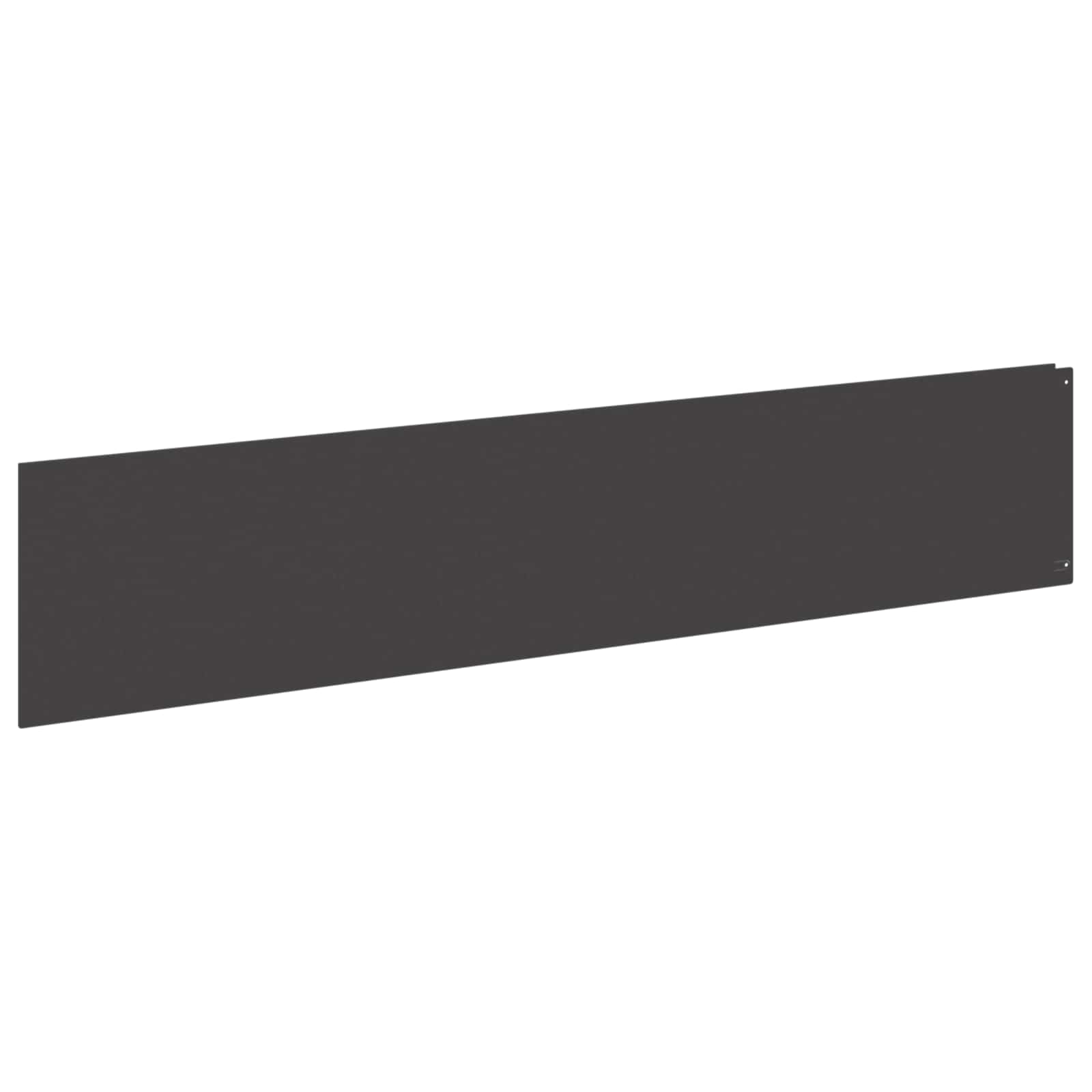 vidaXL Krawężnik do trawnika 10 szt. 100 x 22 cm Stal Czarny