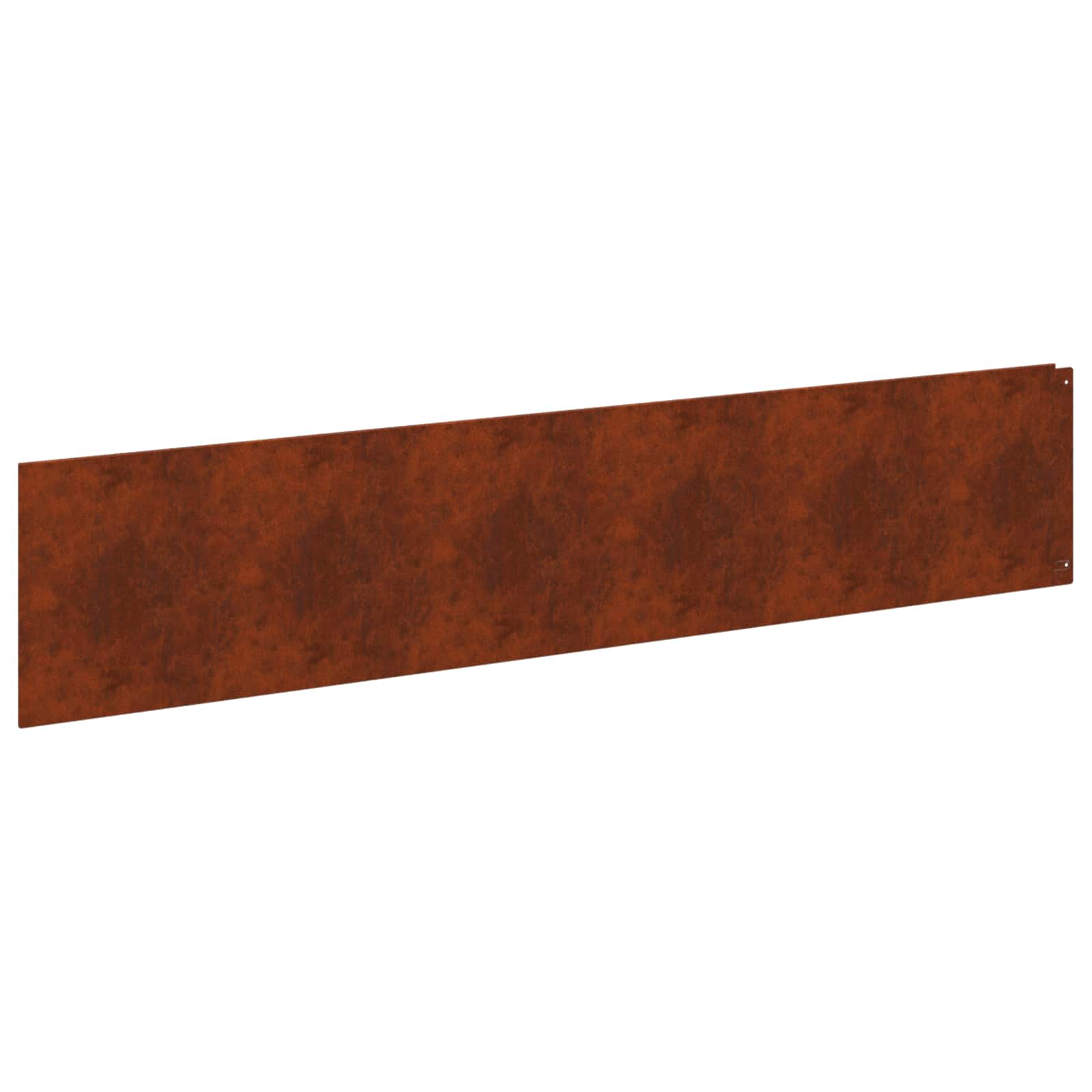 vidaXL Krawężnik do trawnika 20 pcs 100 x 22 cm Stal Rdzawy