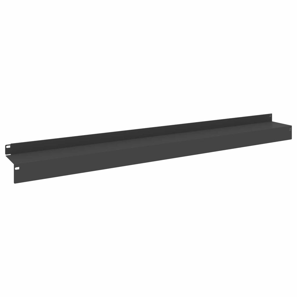 vidaXL Krawężnik do trawnika 20 szt. 100 x 10 x 8 cm Stal Czarny