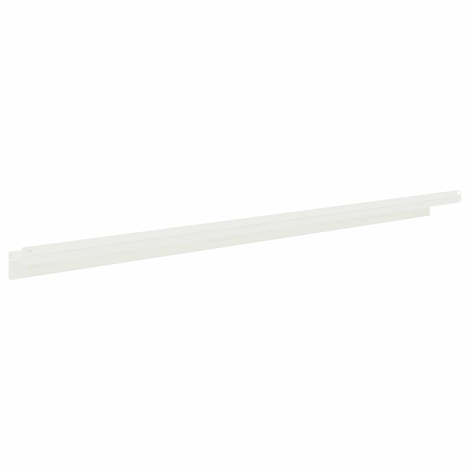 vidaXL Krawężnik do trawnika 20 szt. 100 x 10 x 8 cm Stal Biały
