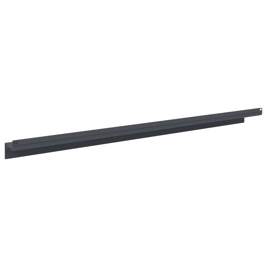 vidaXL Krawężnik do trawnika 30 szt. 100 x 10 x 8 cm Stal antracytowy