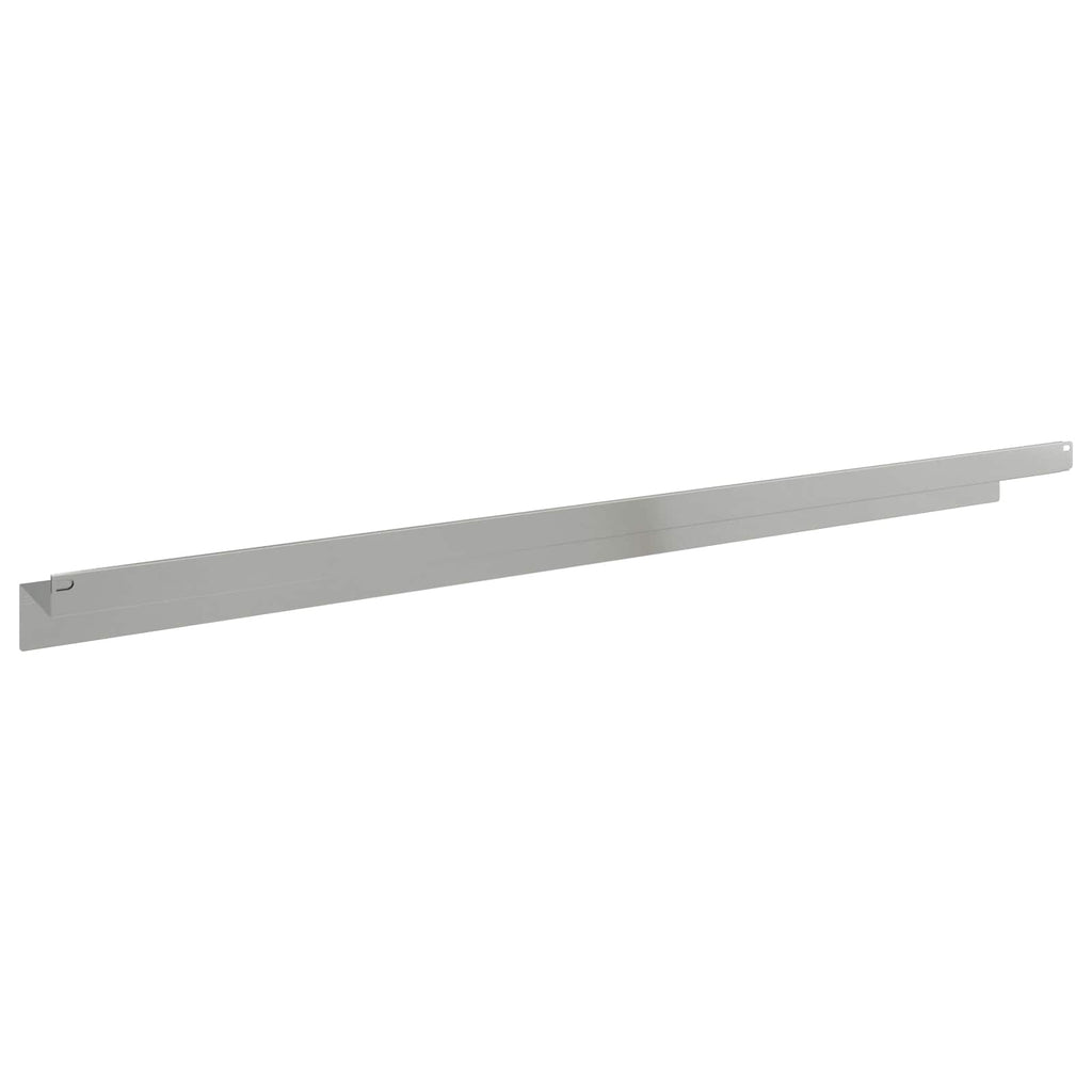 vidaXL Krawężnik do trawnika 10 pcs 100 x 10 x 8 cm Stal srebrny