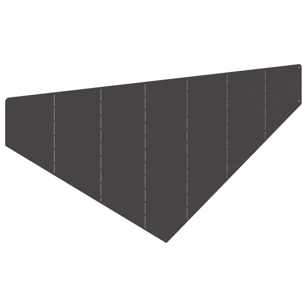 vidaXL Krawężnik do trawnika 100 x 45 cm Stal Czarny