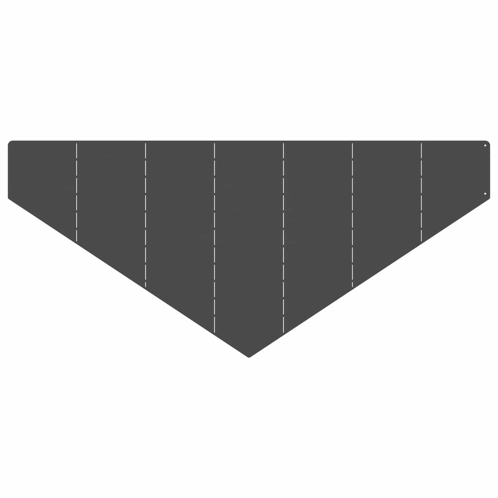 vidaXL Krawężnik do trawnika 100 x 45 cm Stal Czarny