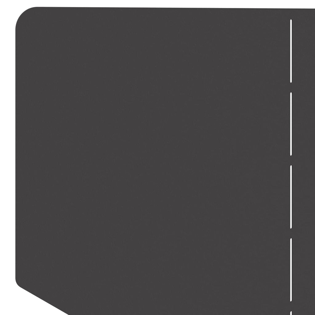vidaXL Krawężnik do trawnika 4 szt. 100 x 45 cm Stal Czarny