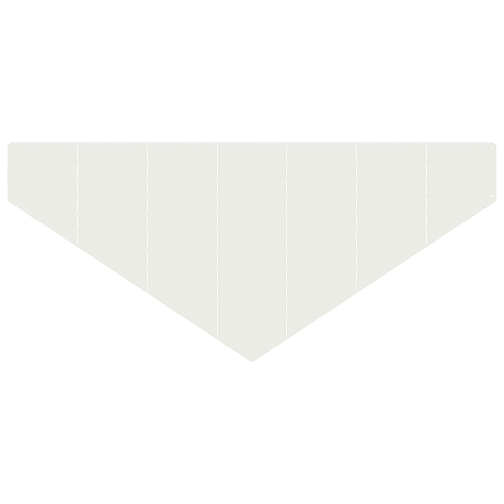 vidaXL Krawężnik do trawnika 4 szt. 100 x 45 cm Stal Biały