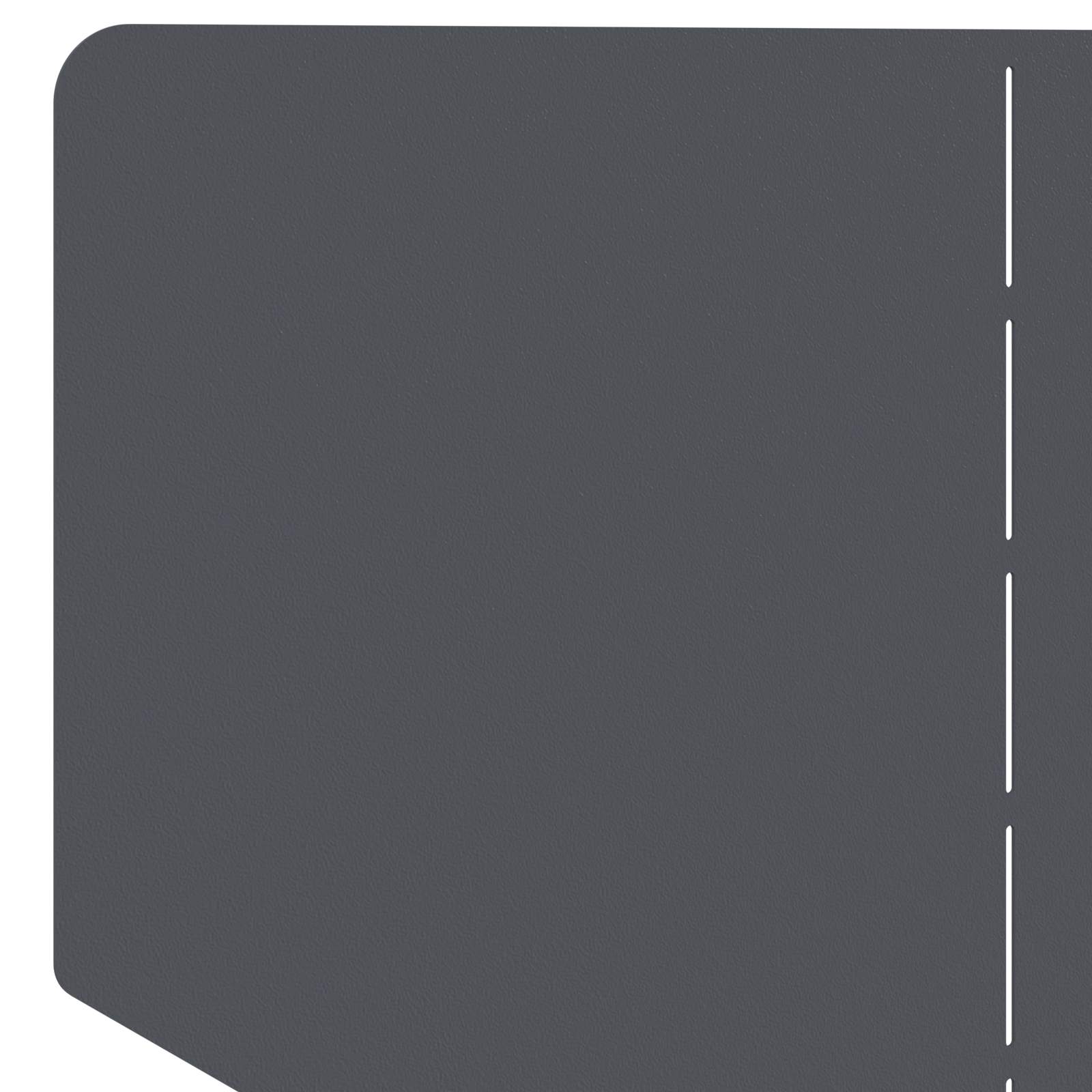 vidaXL Krawężnik do trawnika 100 x 45 cm Stal antracytowy