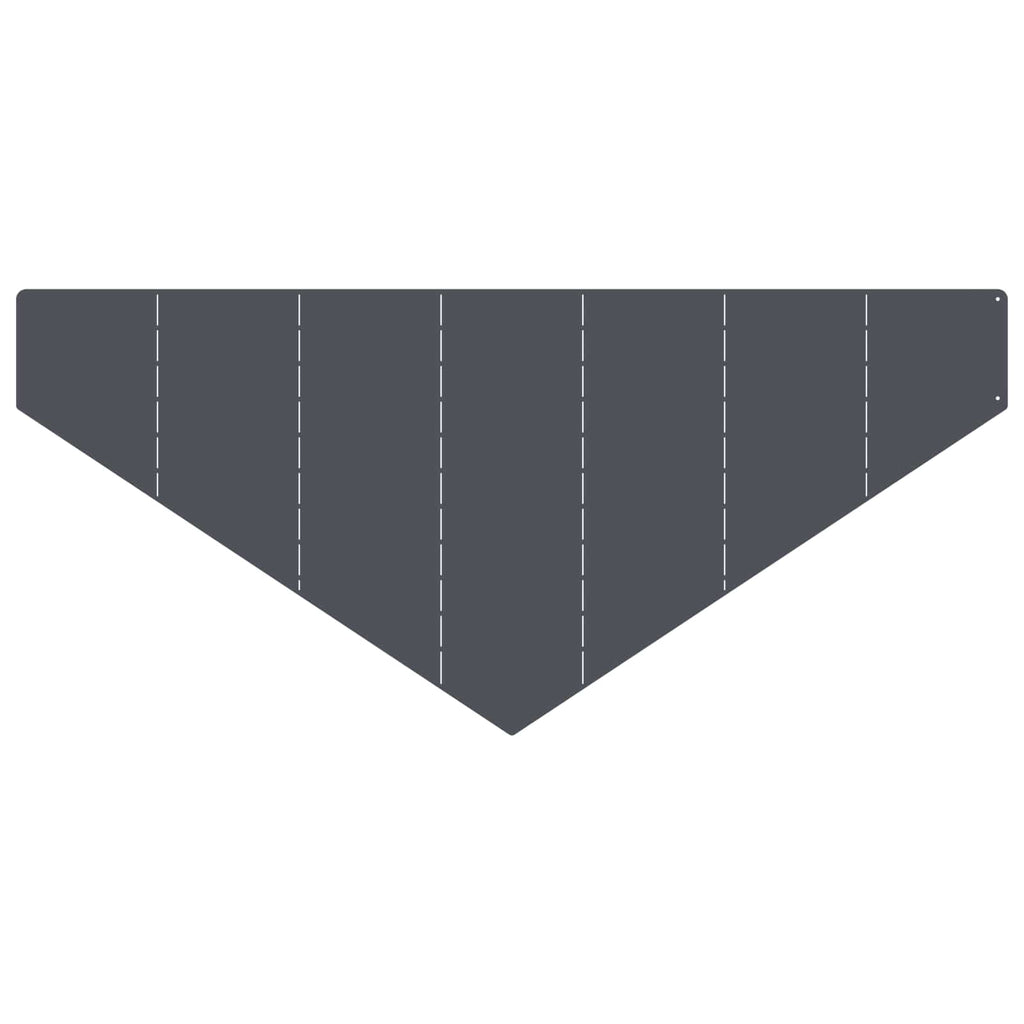 vidaXL Krawężnik do trawnika 100 x 45 cm Stal antracytowy