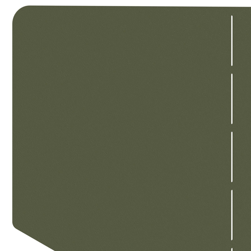 vidaXL Krawężnik do trawnika 100 x 45 cm Stal Oliwkowy zielony