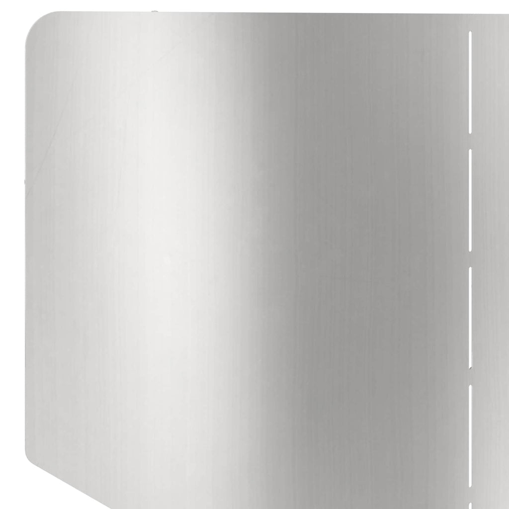 vidaXL Krawężnik do trawnika 100 x 45 cm Stal srebrny