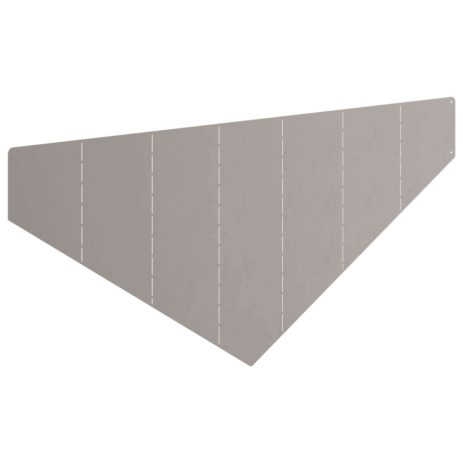 vidaXL Krawężnik do trawnika 100 x 45 cm Stal Rdzawy