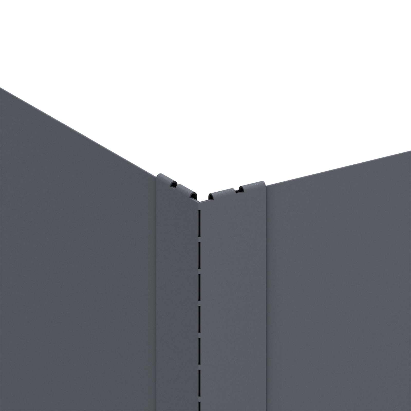 vidaXL Krawężnik do trawnika 4 szt. 60 x 60 x 20 cm Stal antracytowy