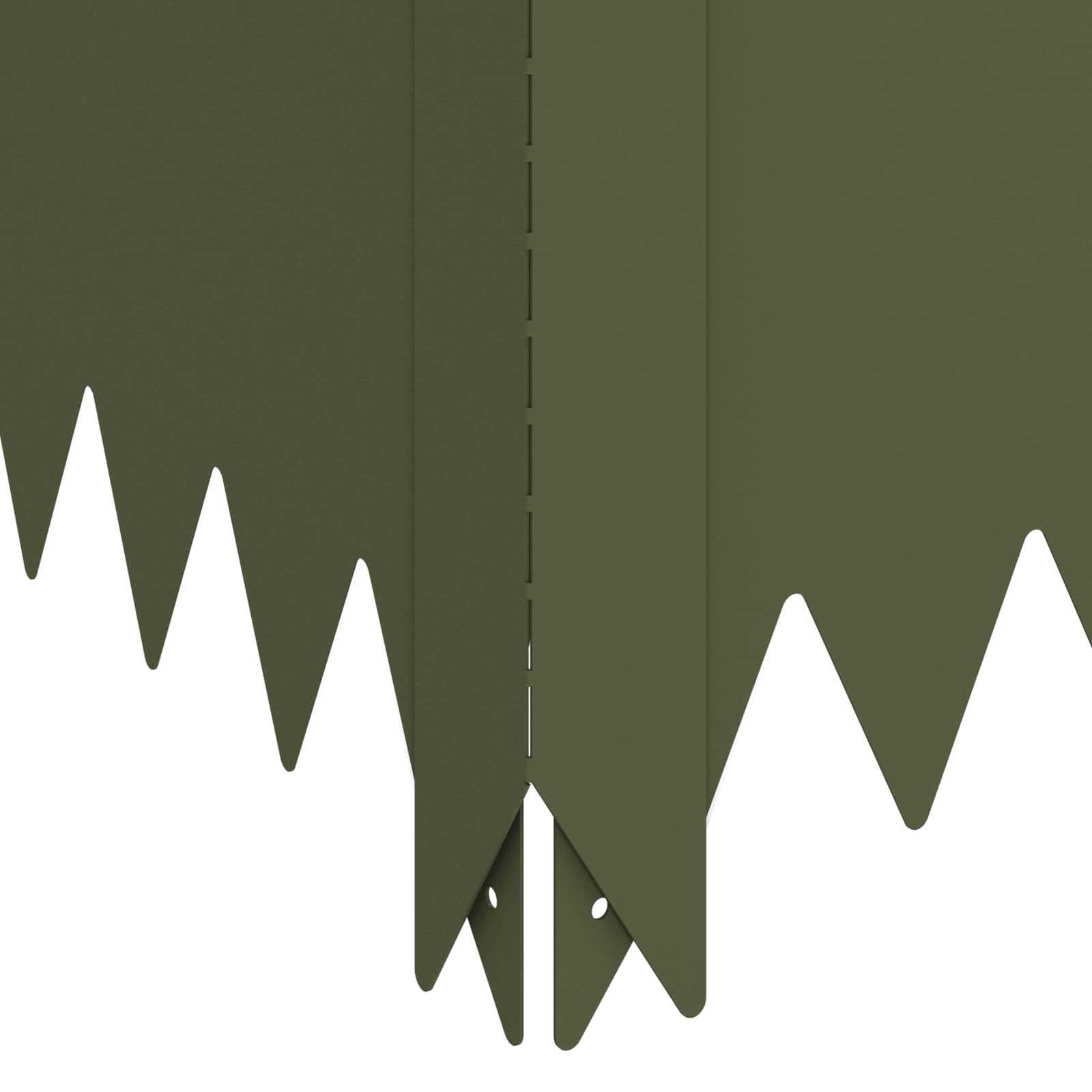 vidaXL Krawężnik do trawnika 4 szt. 60 x 60 x 20 cm Stal