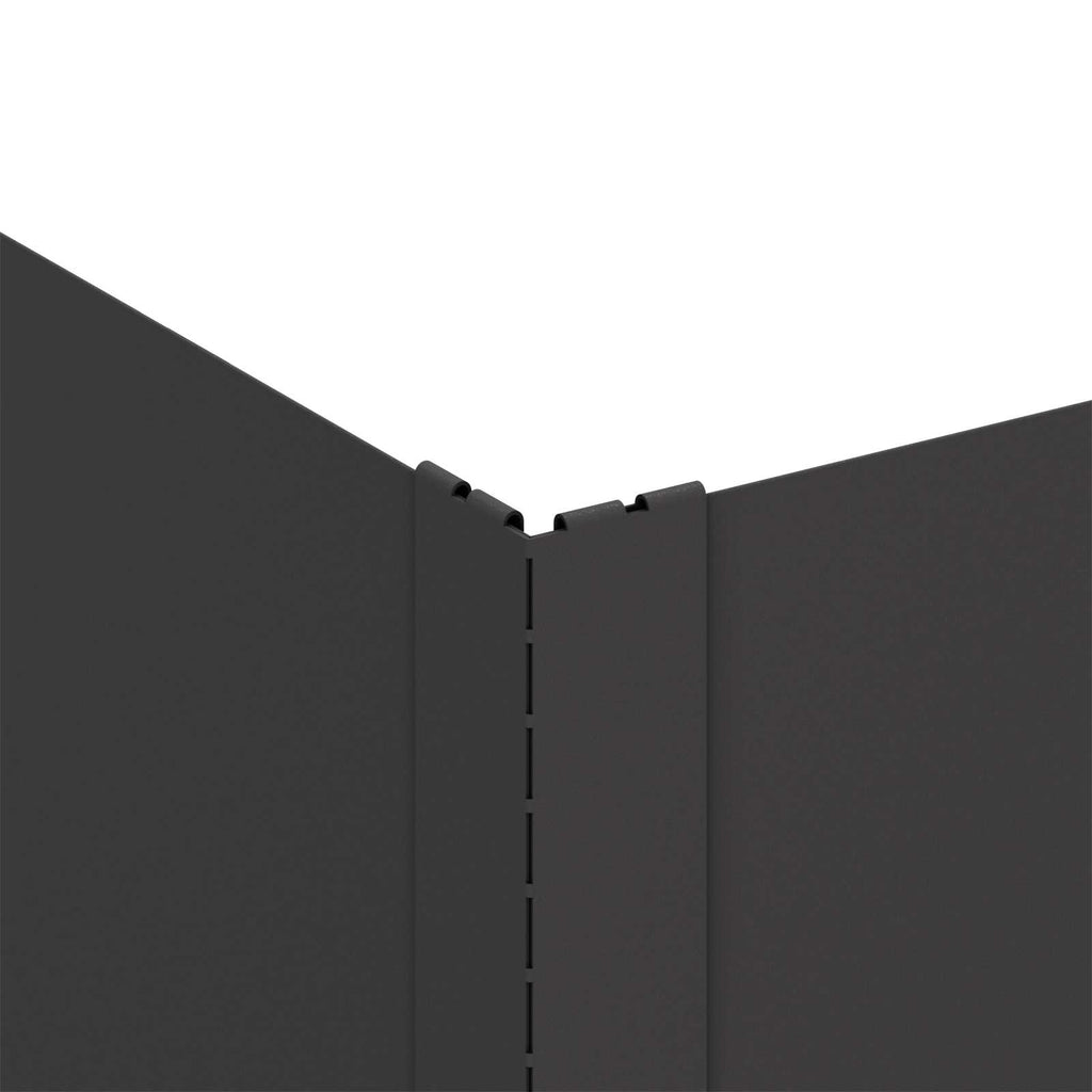 vidaXL Krawężnik do trawnika 60 x 60 x 35 cm Stal Czarny