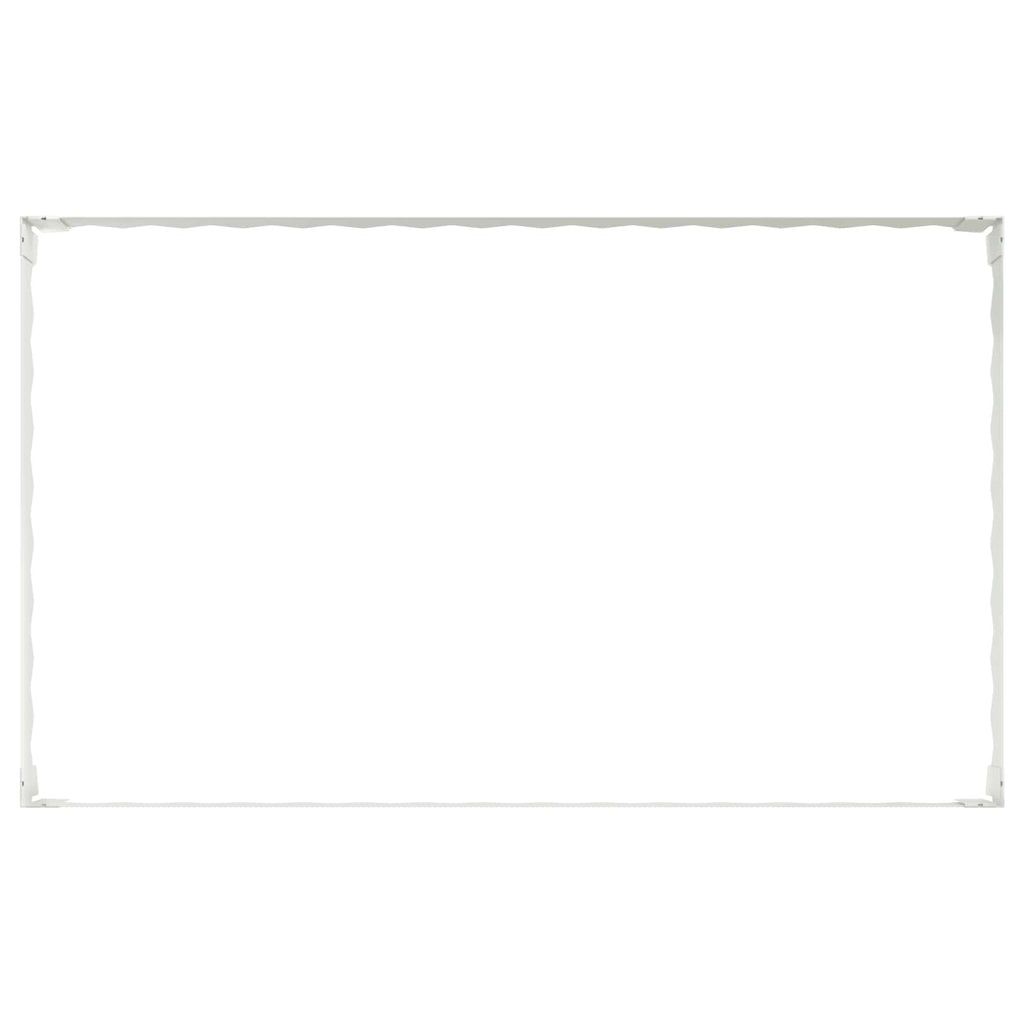 vidaXL Krawężnik do trawnika 100 x 60 x 20 cm Stal Biały