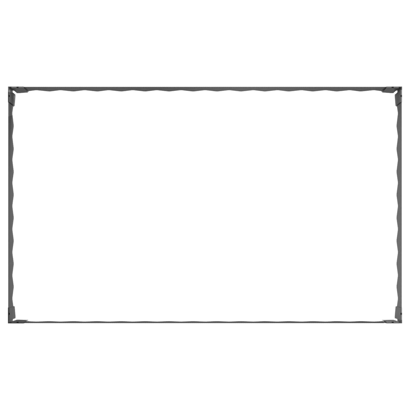 vidaXL Krawężnik do trawnika 100 x 60 x 20 cm Stal antracytowy
