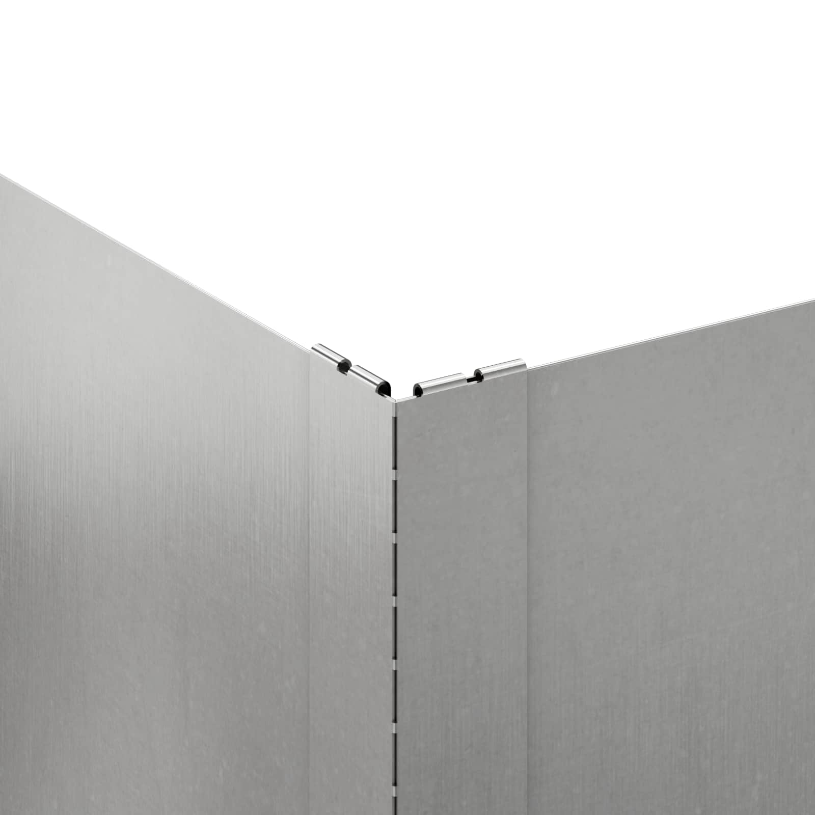 vidaXL Krawężnik do trawnika 100 x 60 x 20 cm Stal srebrny