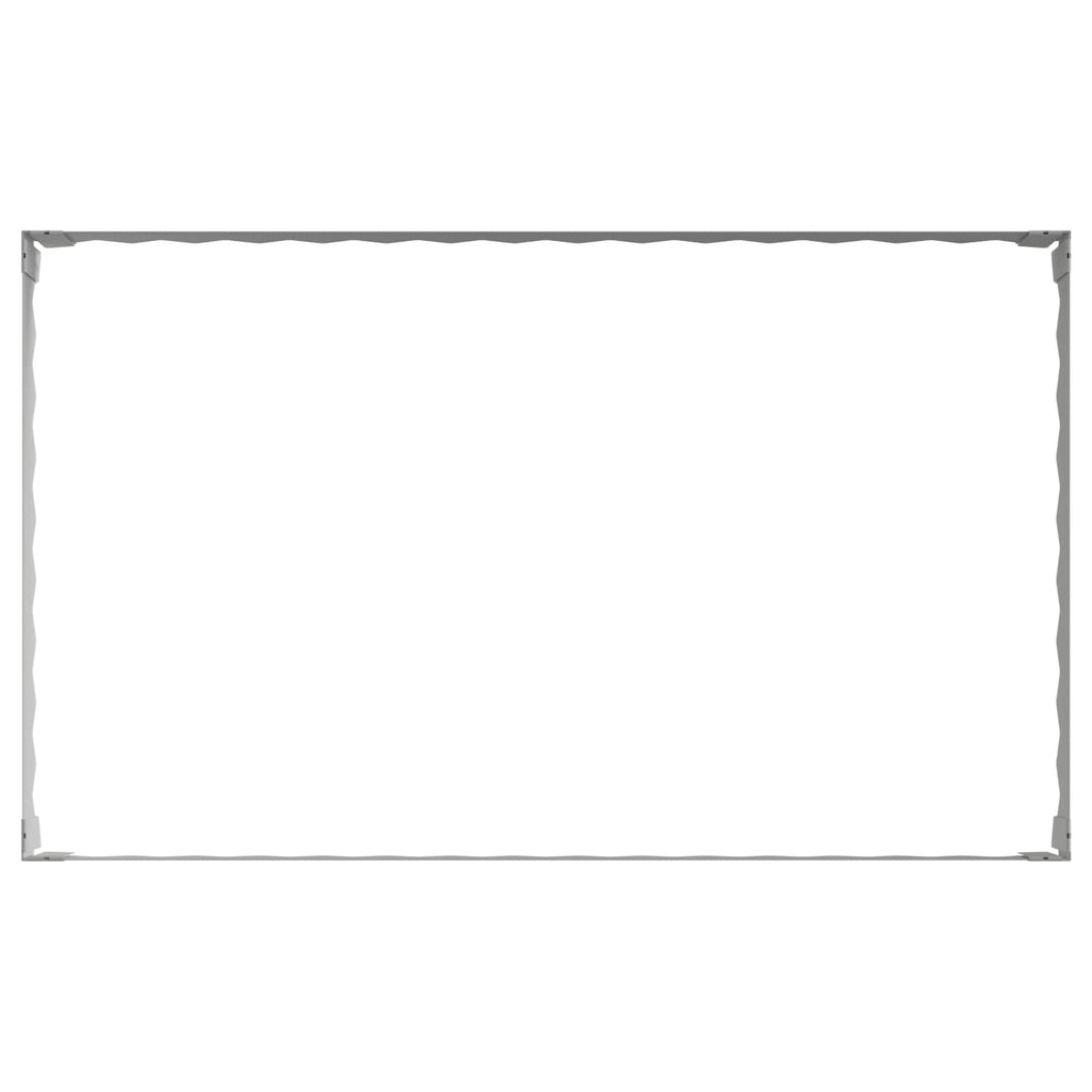 vidaXL Krawężnik do trawnika 100 x 60 x 20 cm Stal srebrny
