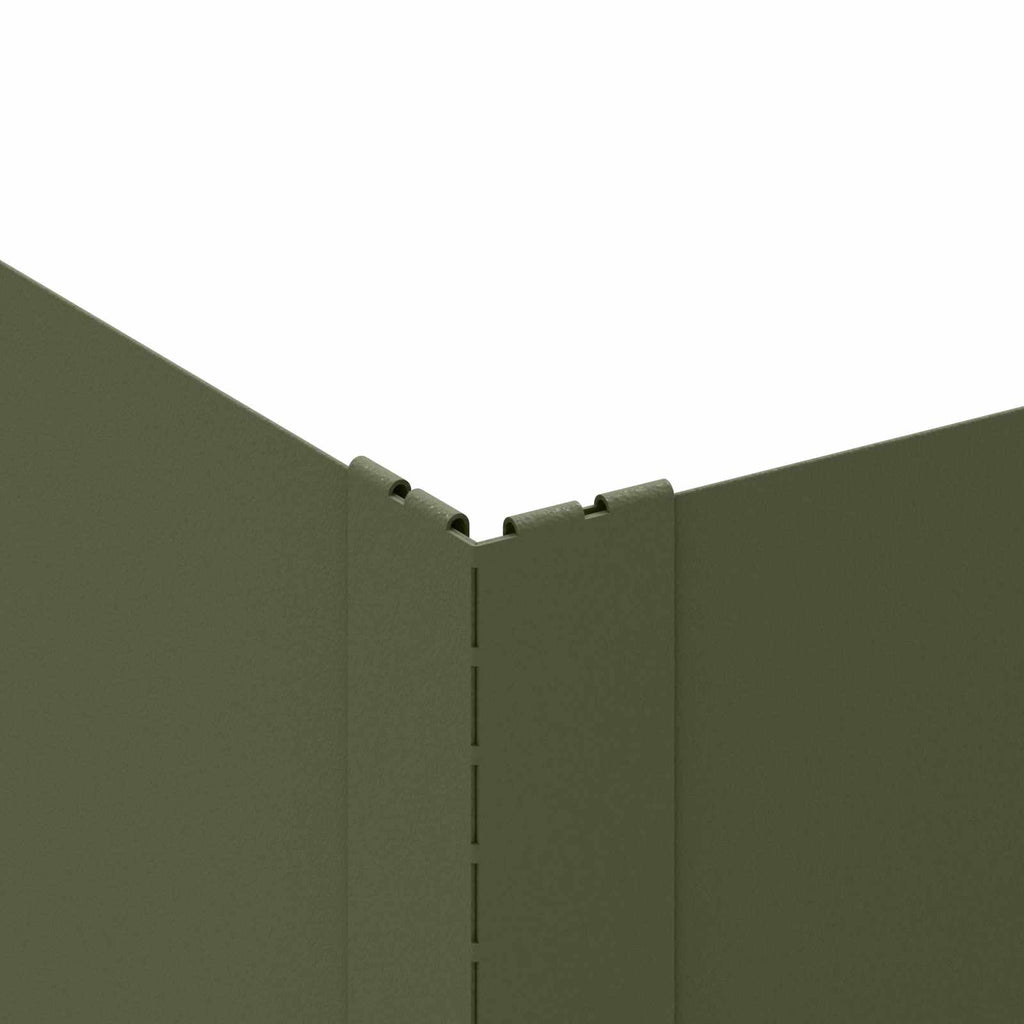 vidaXL Krawężnik do trawnika 4 szt. 100 x 100 x 20 cm Stal