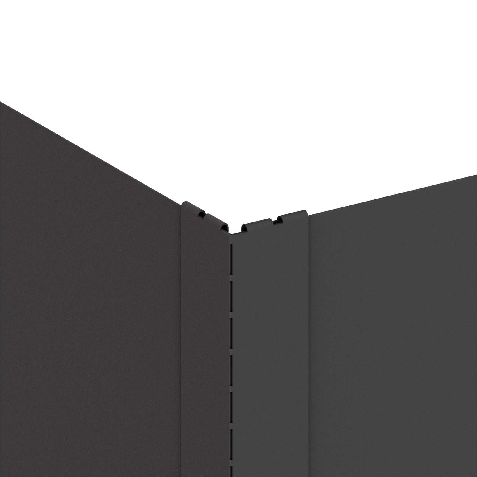 vidaXL Krawężnik do trawnika 100 x 100 x 35 cm Stal Czarny