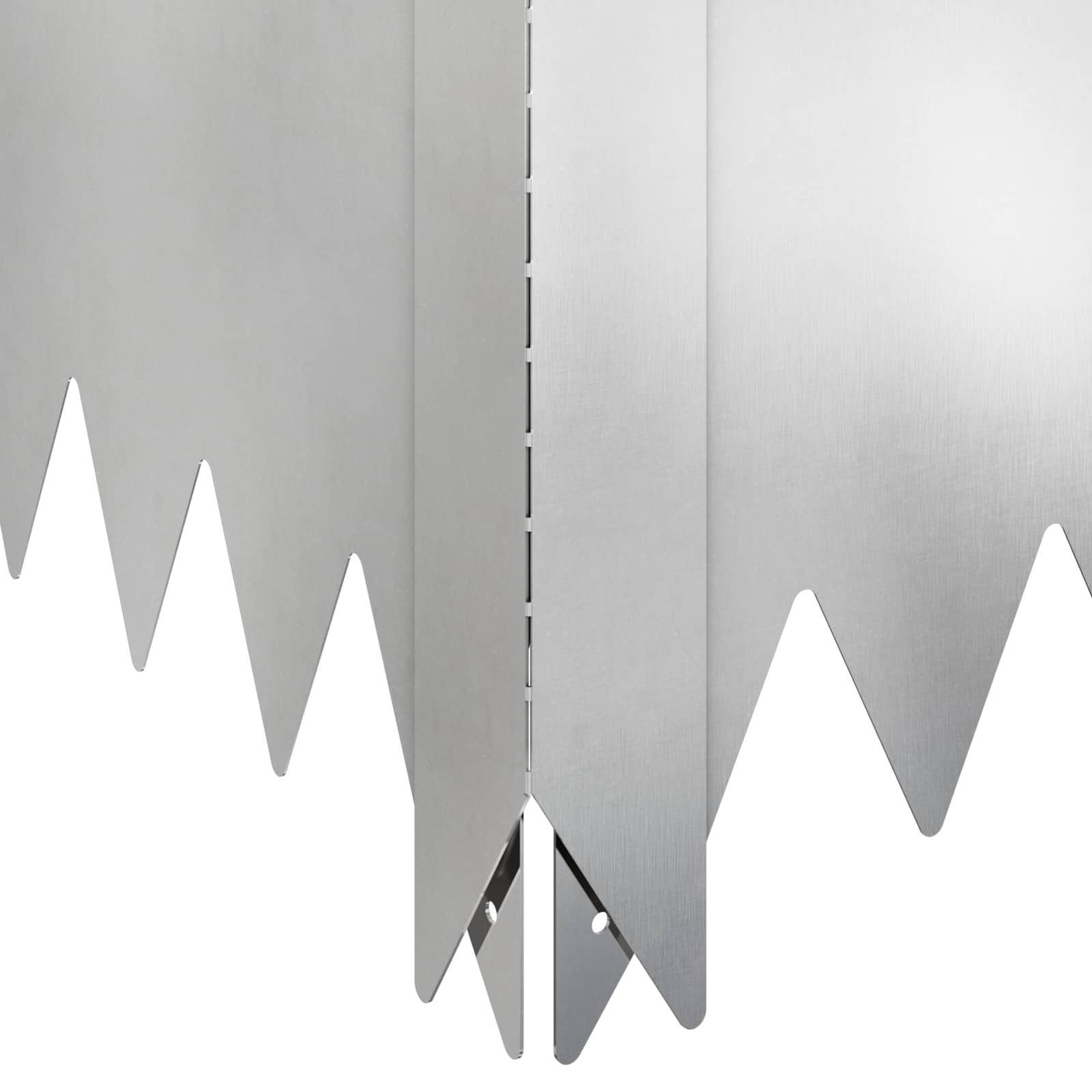 vidaXL Krawężnik do trawnika 4 szt. 100 x 100 x 35 cm Stal srebrny