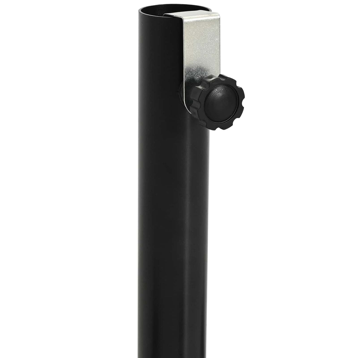 vidaXL Rama podstawy do parasola w pół Czarny Stal for 32-38 mm Pole