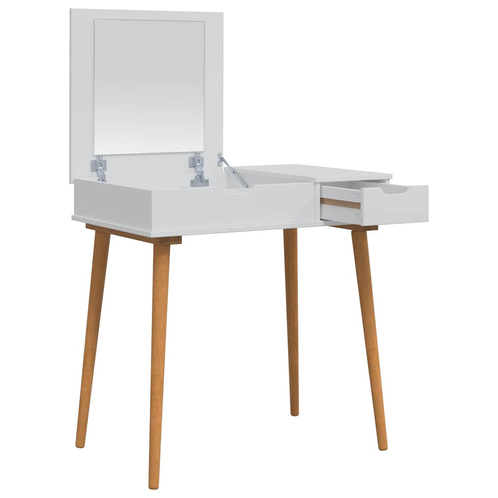vidaxl Toaletka FAUSKE Biały 76 x 50 x 78 cm
