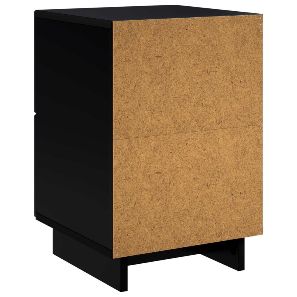 vidaXL Szafka Nocna 2 szt. Czarny 33,5 x 34,5 x 50 cm