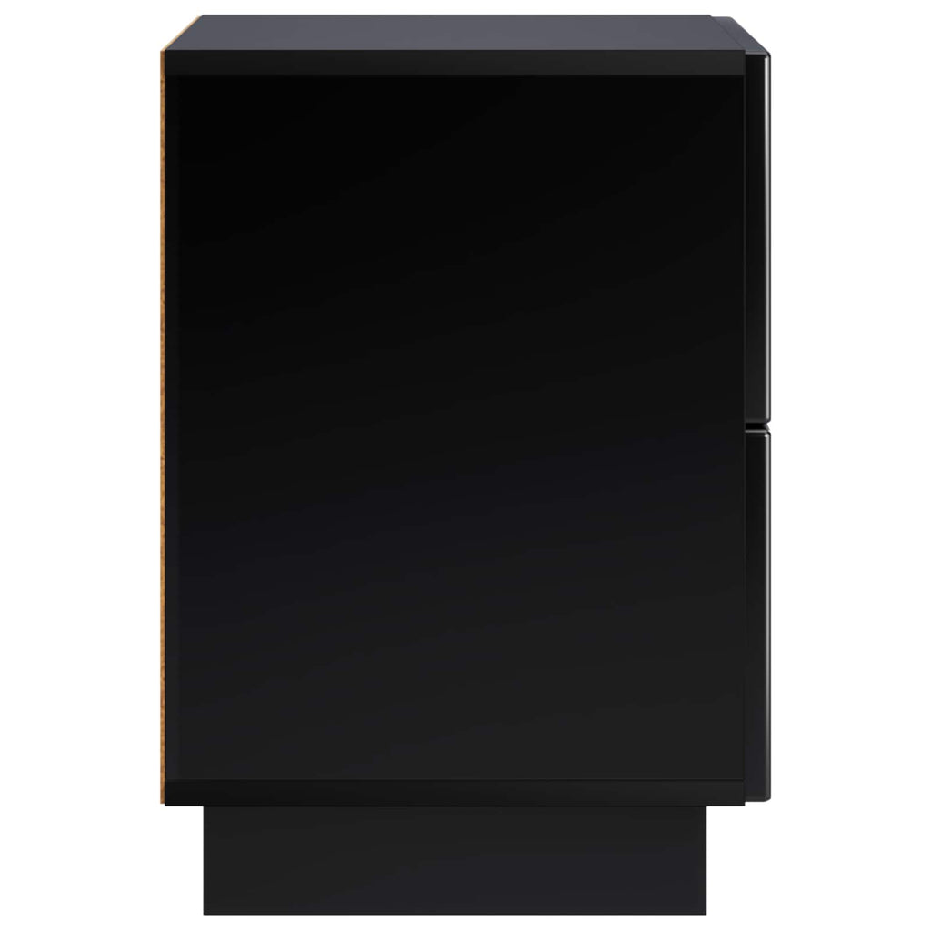 vidaXL Szafka Nocna 2 szt. Czarny 33,5 x 34,5 x 50 cm