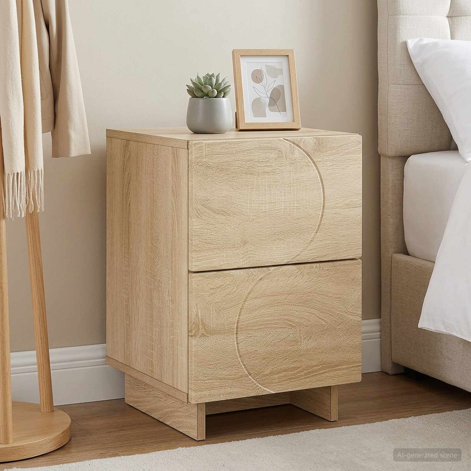 vidaXL Szafka Nocna dąb Sonoma 33,5 x 34,5 x 50 cm Drewno inżynieryjne