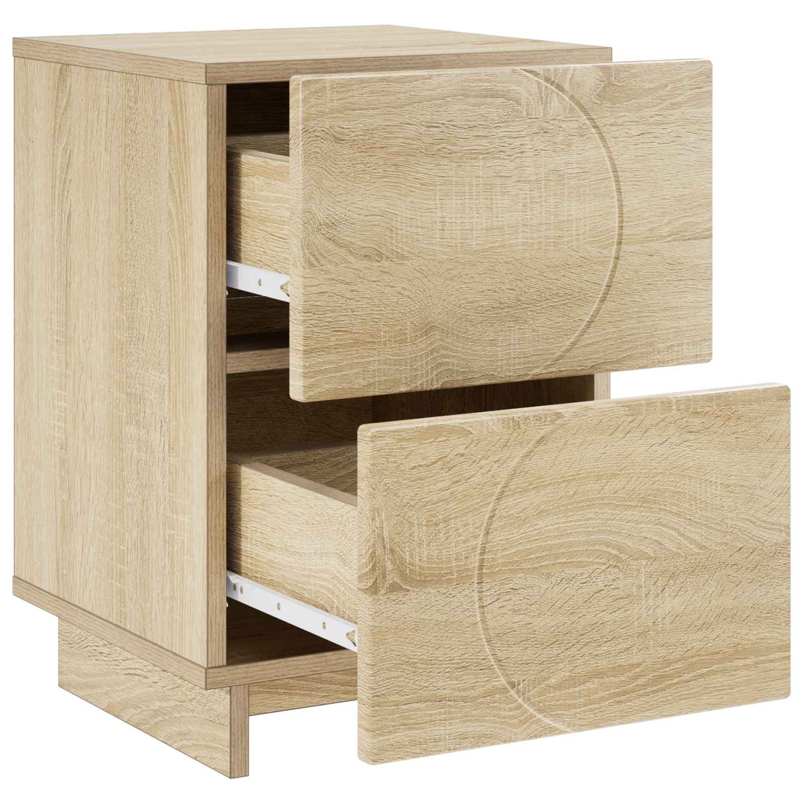 vidaXL Szafka Nocna 2 szt. dąb Sonoma 33,5 x 34,5 x 50 cm