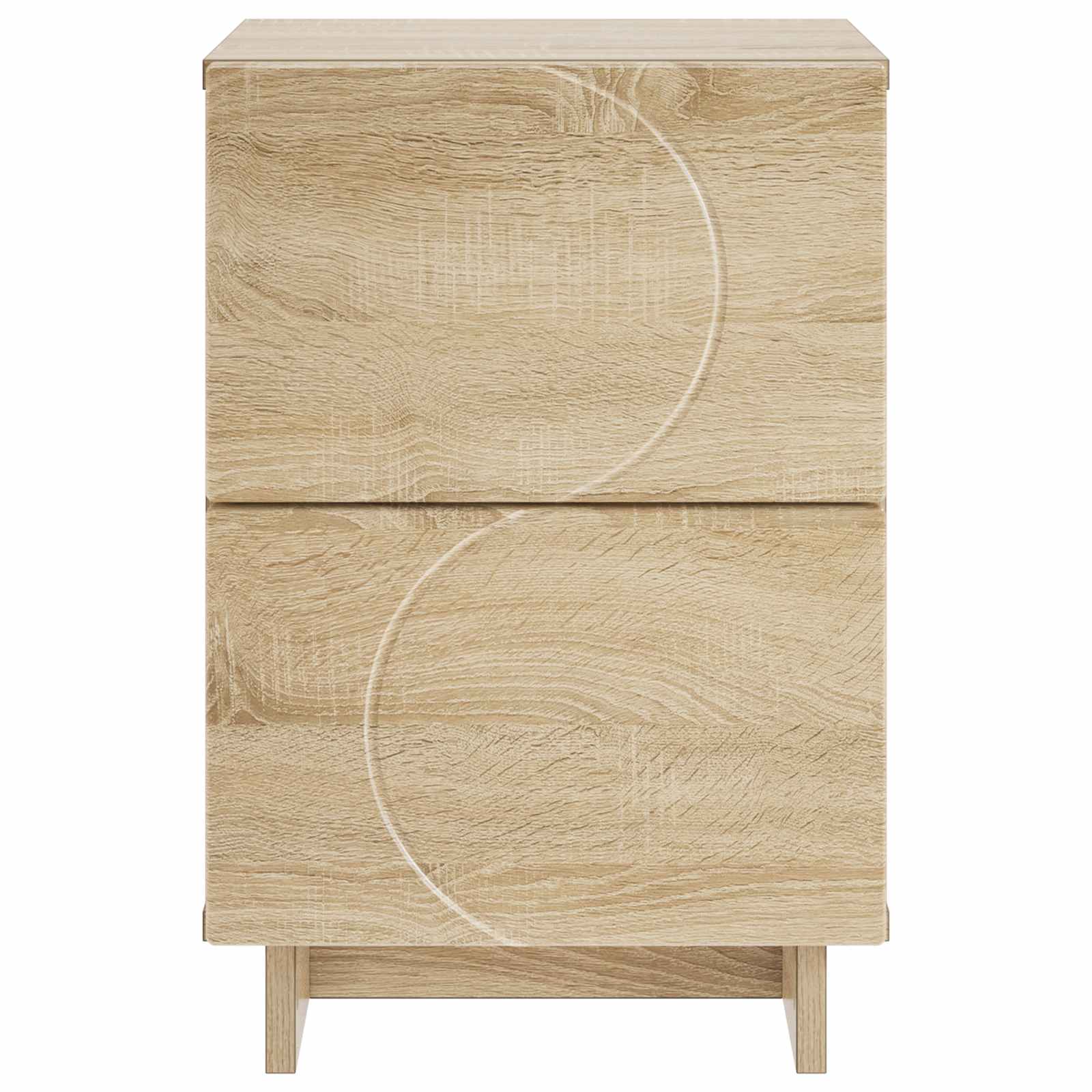 vidaXL Szafka Nocna 2 szt. dąb Sonoma 33,5 x 34,5 x 50 cm