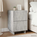 vidaXL Szafka Nocna Betonowy szary 33,5 x 34,5 x 50 cm