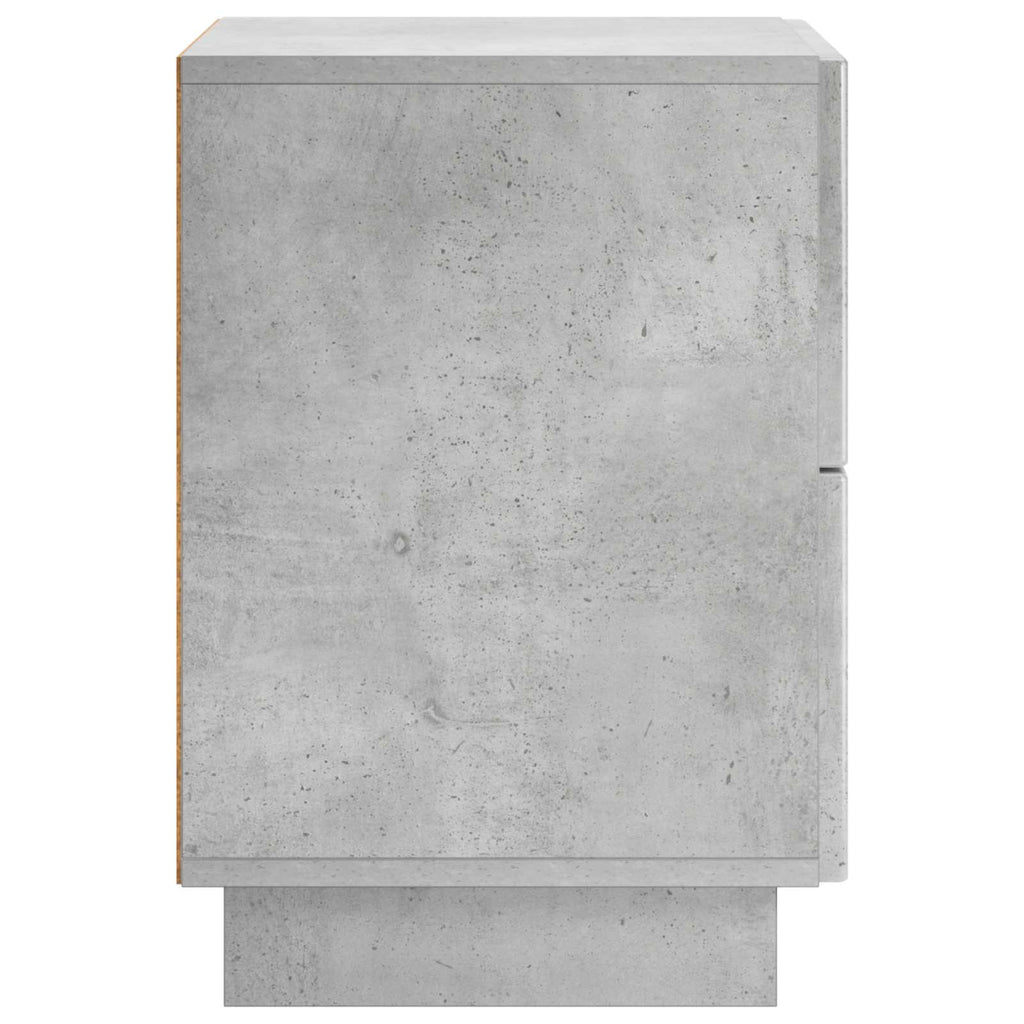 vidaXL Szafka Nocna 2 szt. Betonowy szary 33,5 x 34,5 x 50 cm