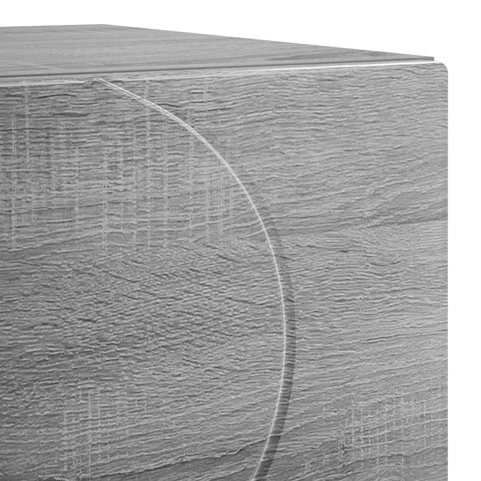 vidaXL Szafka Nocna Szary Sonoma 33,5 x 34,5 x 50 cm