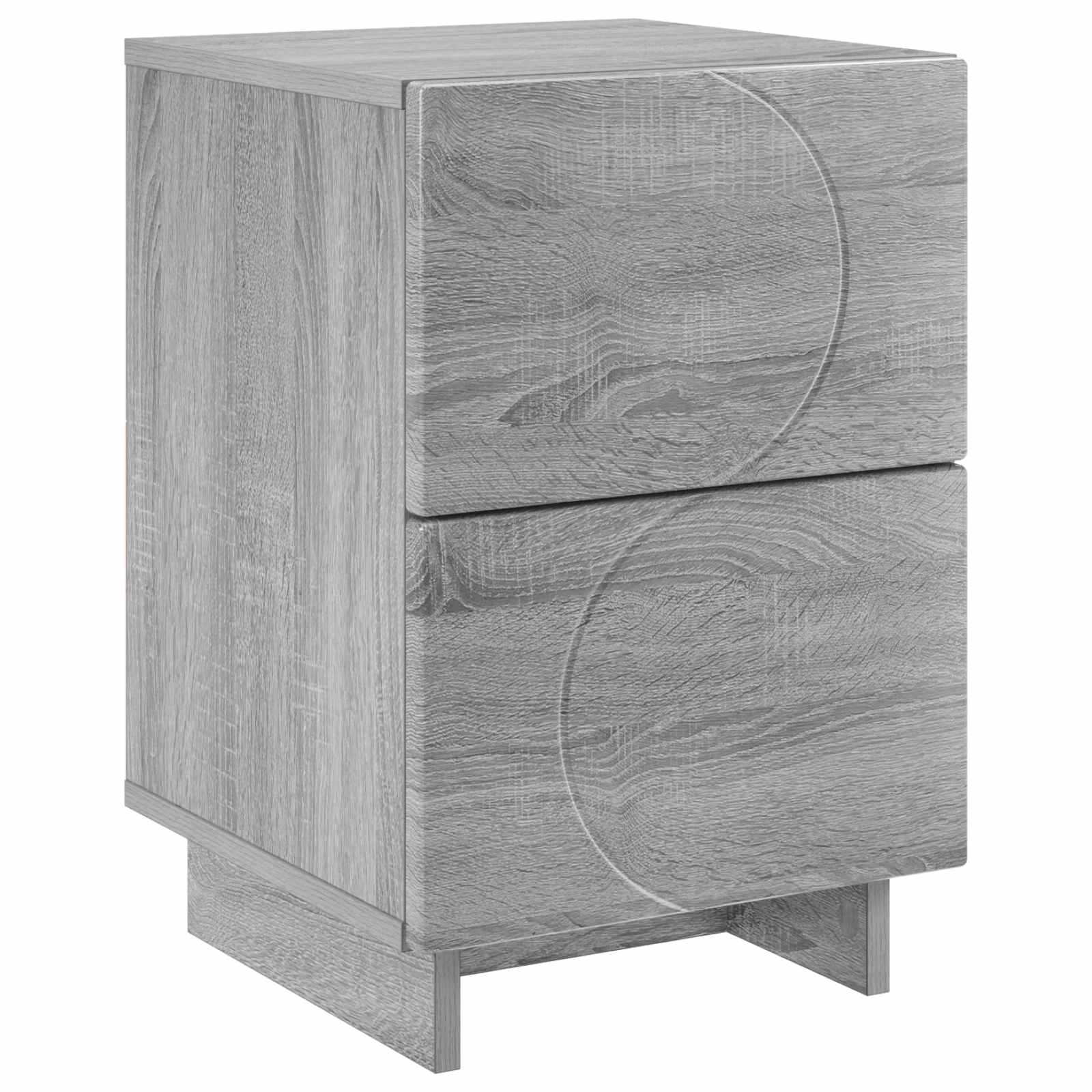 vidaXL Szafka Nocna Szary Sonoma 33,5 x 34,5 x 50 cm