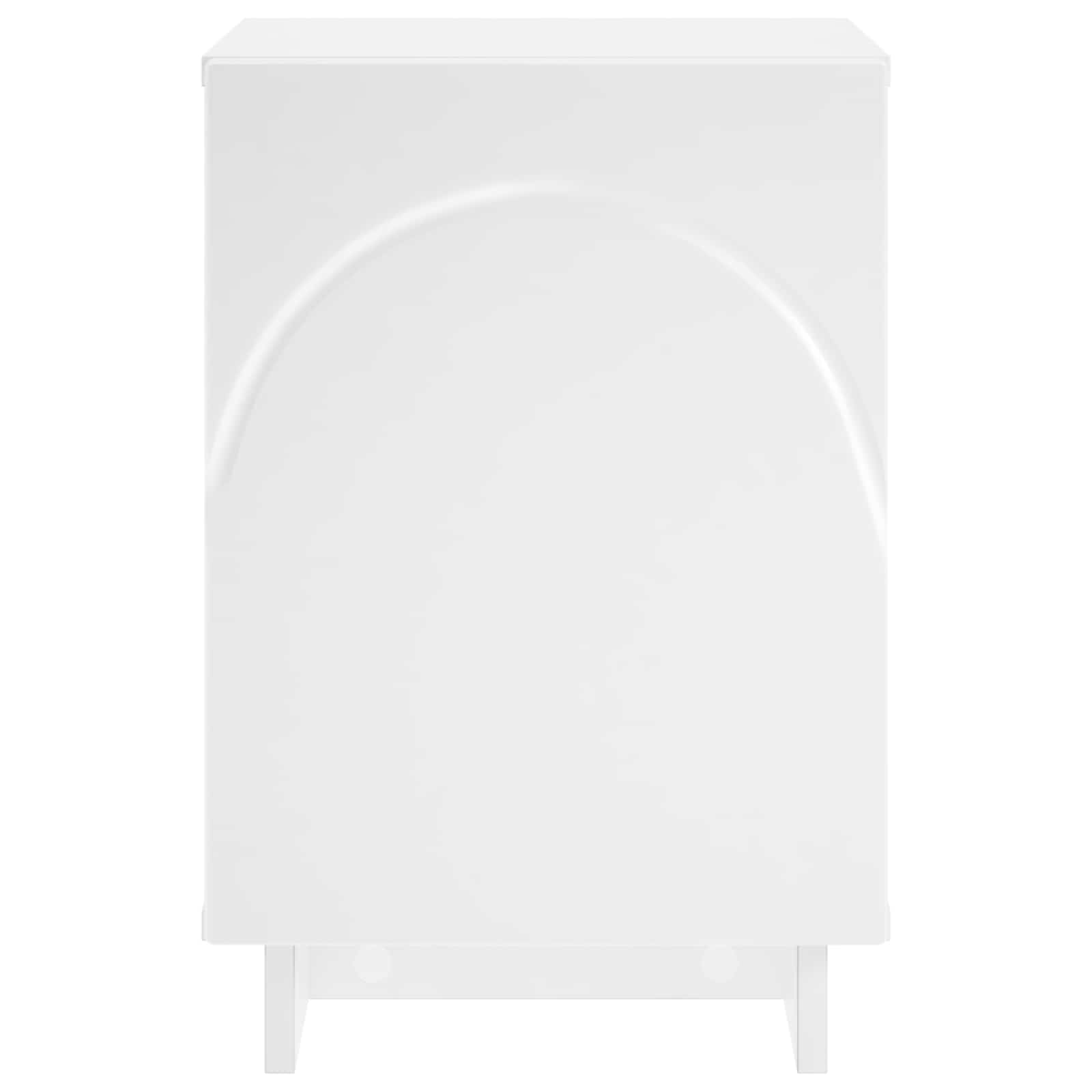 vidaXL Szafka Nocna Biały 33,5 x 34,5 x 50 cm Materiał drewnopochodny